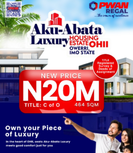 aku abata luxury housing estate ohii owerri, imo