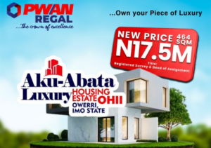 aku abata luxury housing estate ohii,owerri imo state