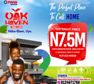 oak haven phase 2 uyo