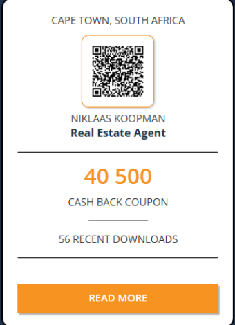 real estate coupon niklaas koopman real estate agent cape town south africa 40500