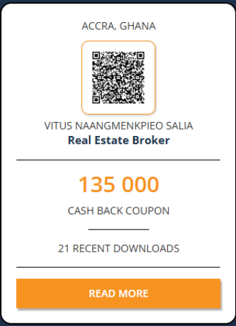 vitus naangmenkpieo salia real estate broker accra ghana 135000