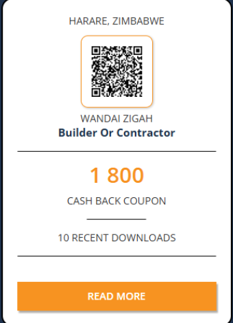 wandai zigah builder or contractor real estate broker harare, zimbabwe 1800